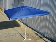 Зонт 2x2м торговый,  с клапаном и серебряным напылением